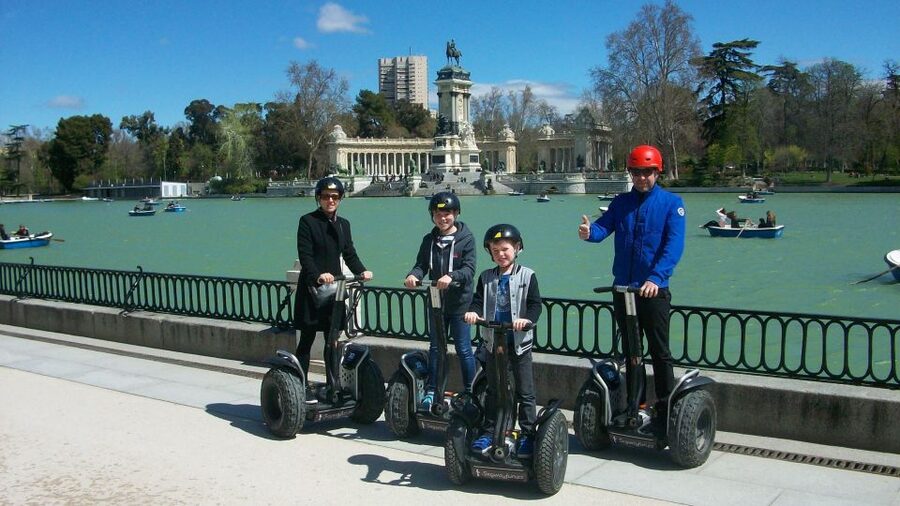 Madrid Private Segway tour. Retiro Park - Centro Historico - Crossing from old Madrid to the Retiro side of town