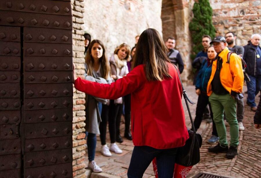 Málaga: Alcazaba and Roman Theatre Guided Tour With Entry - Meeting at the Glass Pyramid, Red Umbrella Included