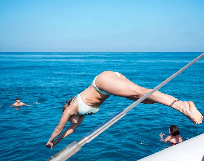Malaga: Catamaran Sailing Cruise with Swimming & Optional DJ - Timing and What You’ll Do During the 1.5 Hours