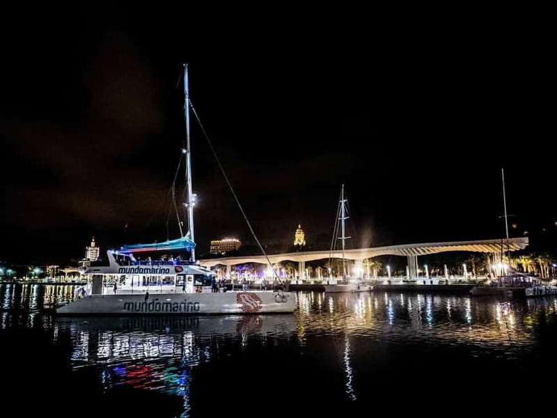 Malaga: Catamaran Sunset or Night Cruise w/ Live DJ & Drink - Where to Sit for Best Views, Best Photos, and Best Energy