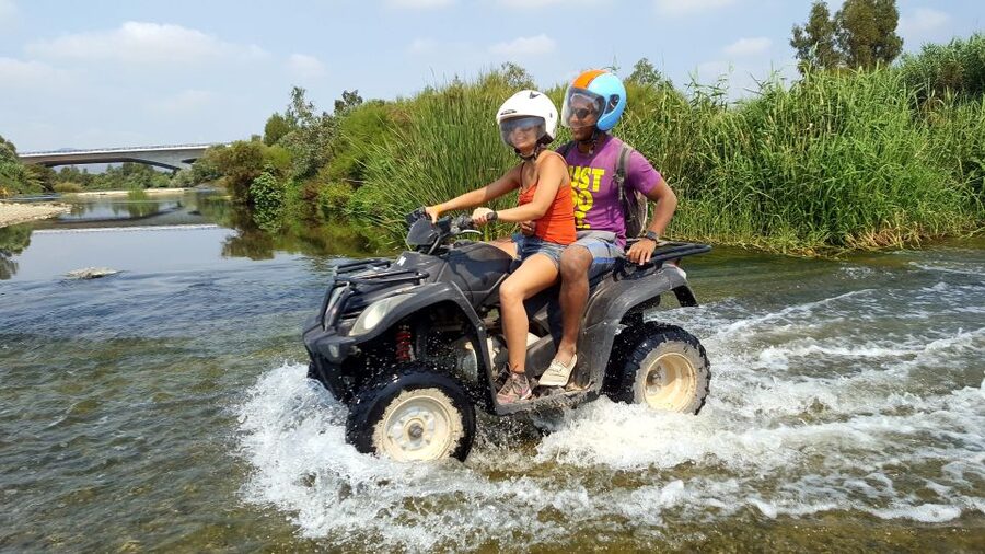 Málaga: Off-Road 2-Seater Quad Tour through Land and River - How the 2-Hour Ride Unfolds, Step by Step