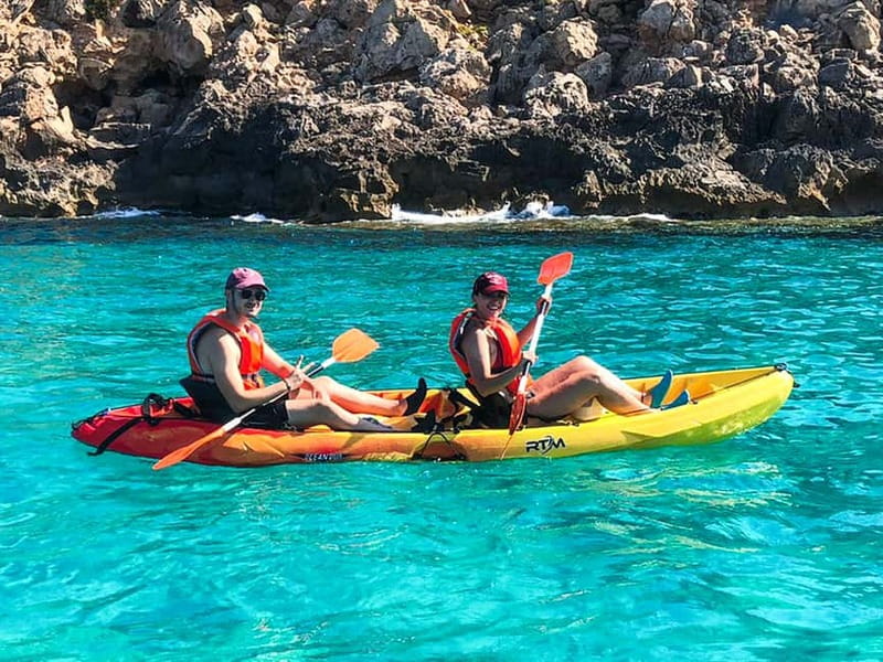 Mallorca: Sea Caves Kayaking Tour, Snorkeling & Snack - Snorkeling over Posidonia oceanica: what you may see, and what to bring