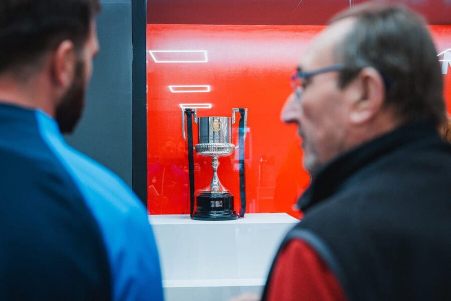 Mallorca: Son Moix Stadium Guided Tour - Press conference room: seeing football’s public face close up