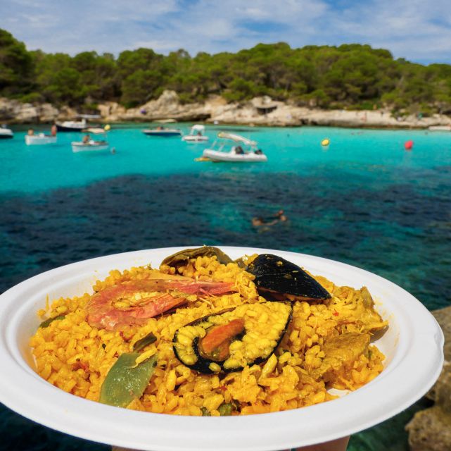 Menorca: Full-Day Boat Tour with Paella Lunch - Paella lunch onboard: good value, limited choices