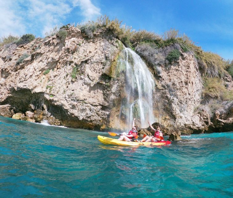 Nerja: Guided Kayak Tour Nerja Cliffs and Maro Waterfall - Paddling Lessons and Safety, With Real Backup on the Water