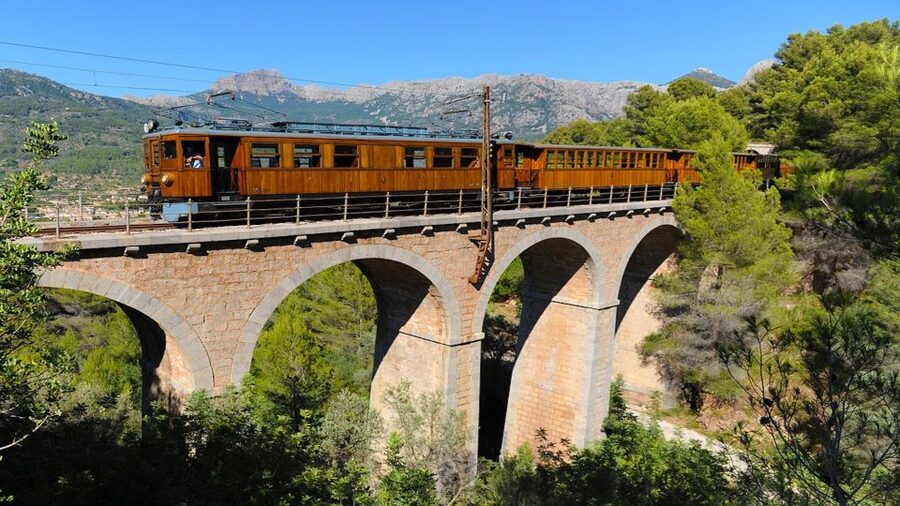 Palma: Tramuntana Full-Day Tour with Sóller Train and Lunch - Riding the Tramuntana panorama road by minibus to Deià