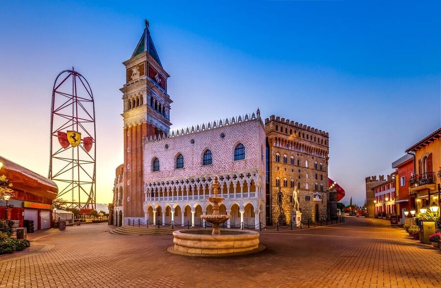 PortAventura and Ferrari Land: Full-Day Trip from Barcelona - Ferrari Land: The Speed Rollercoaster Layer Plus Colosseum-Style Italy