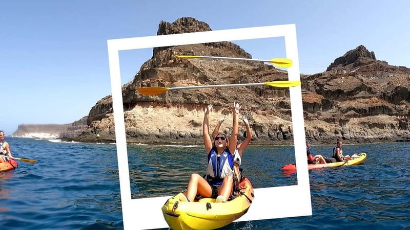 Puerto Mogán: Guided Adventure Kayak Tour in Caves & Snorkel - Puerto Mogán Caves Kayaking: why this feels different