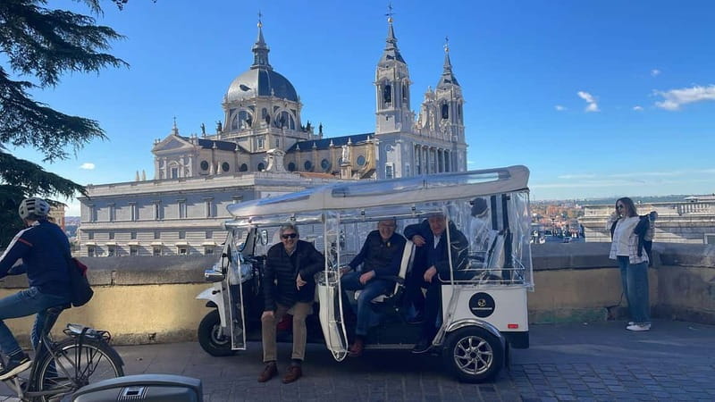 "See Madrid Differently: A Premium Private Tuk Tuk Ride" - Royal Palace Area: Almudena, Teatro Real, and Those Big Viewpoints