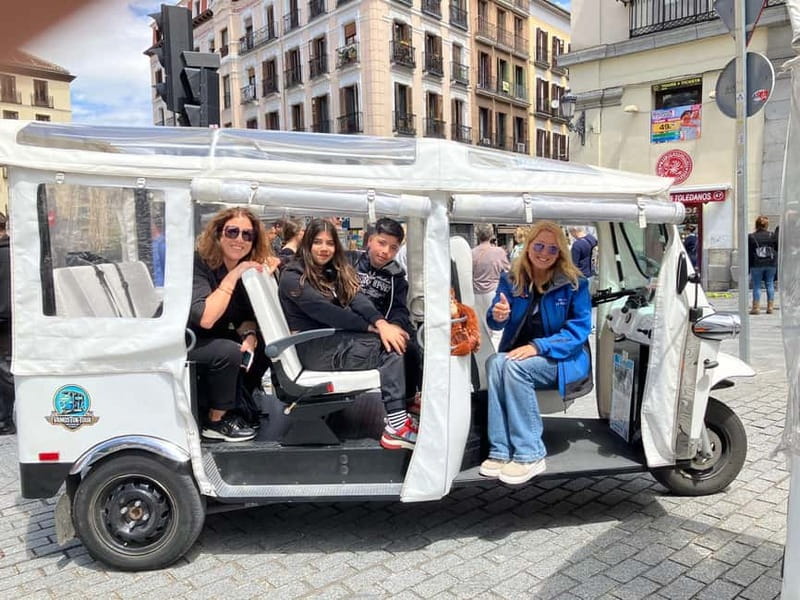 "See Madrid Differently: A Premium Private Tuk Tuk Ride" - Pickup Choices and Choosing 60 Minutes vs 3 Hours