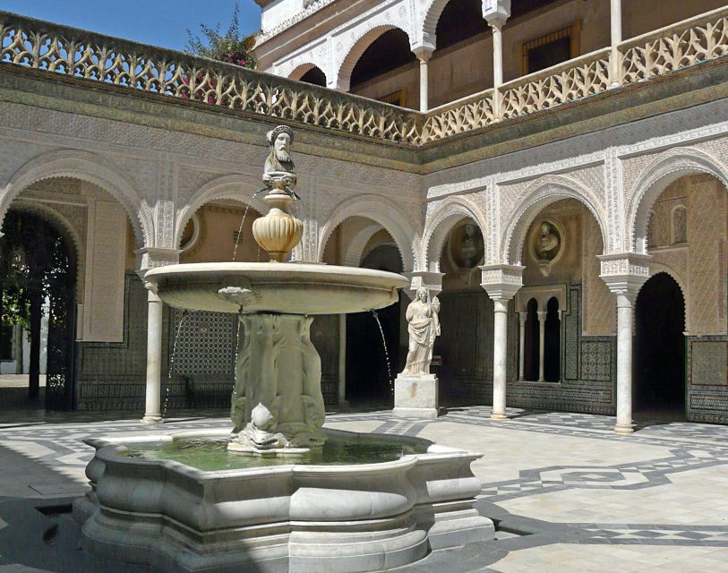 Seville: Casa de Pilatos Ground Floor Entry Ticket - Tiles, coffered ceilings, and the Salón del Pretorio ceiling moment