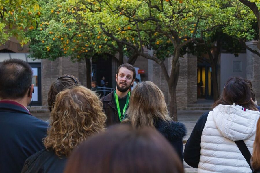 Seville: Cathedral, Giralda & Alcázar Guided Tour - Starting in Calle Francos and getting set up smoothly