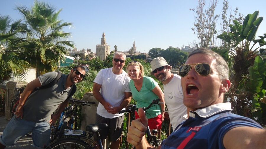 Seville: Highlights City Bike Tour - Plaza de España built for 1929: classic Seville in one hit