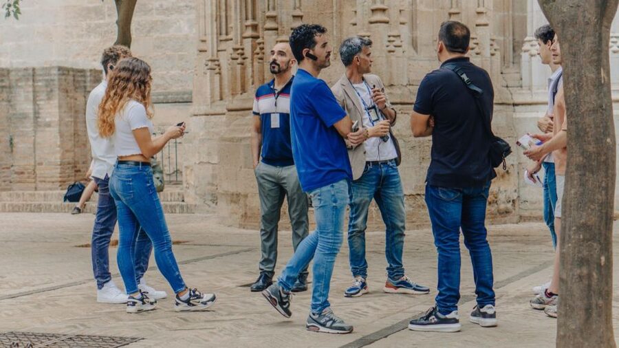 Seville: Royal Alcazar, Cathedral, and Giralda Tower Tour - Orange trees and courtyard breaks: Patio de los Naranjos