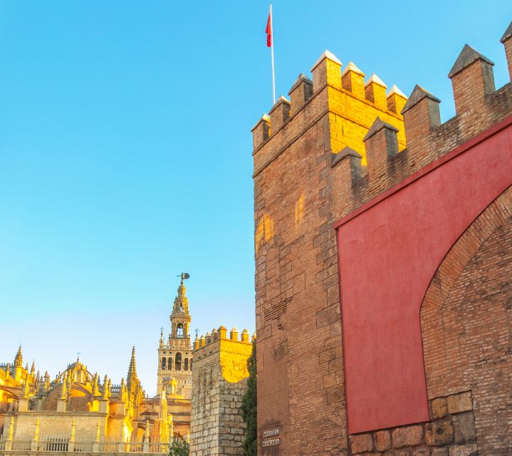 Seville: Royal Alcazar, Cathedral, and Giralda Tower Tour - Royal Alcazar: palaces and gardens in about 75 minutes