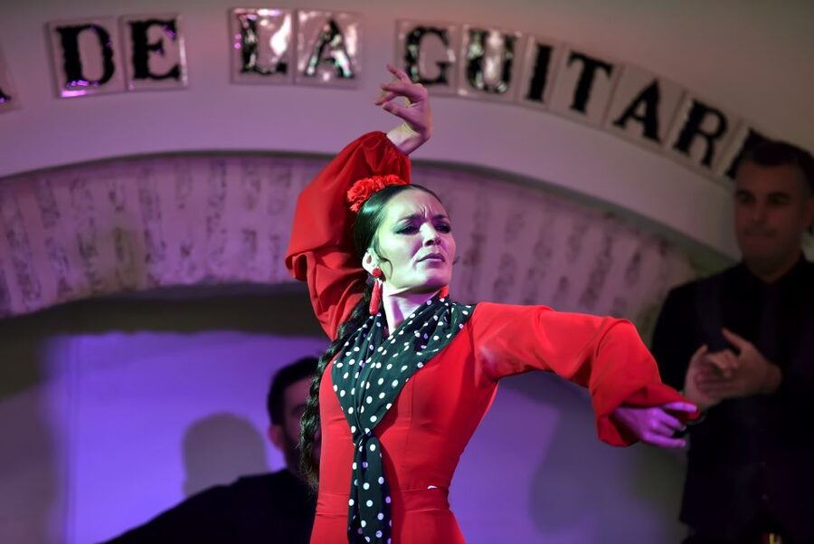Seville: Ticket to Flamenco Show at La Casa de la Guitarra - The 1-hour show: guitar-led flamenco with singer and dancer