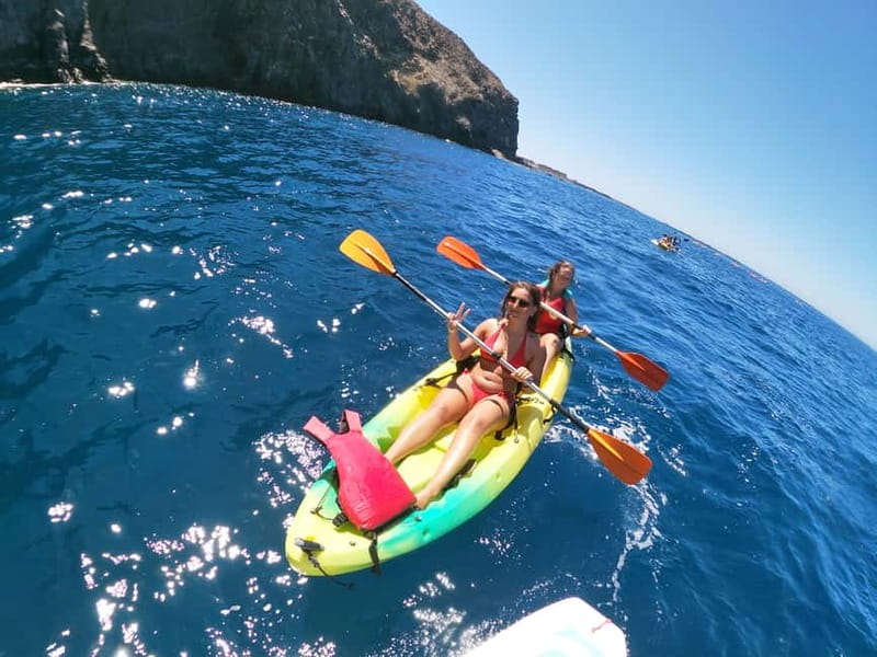 Tenerife: Kayak & Snorkel with Local Fauna, Photos Included - Snorkeling near the caves: what 20 minutes really gives you