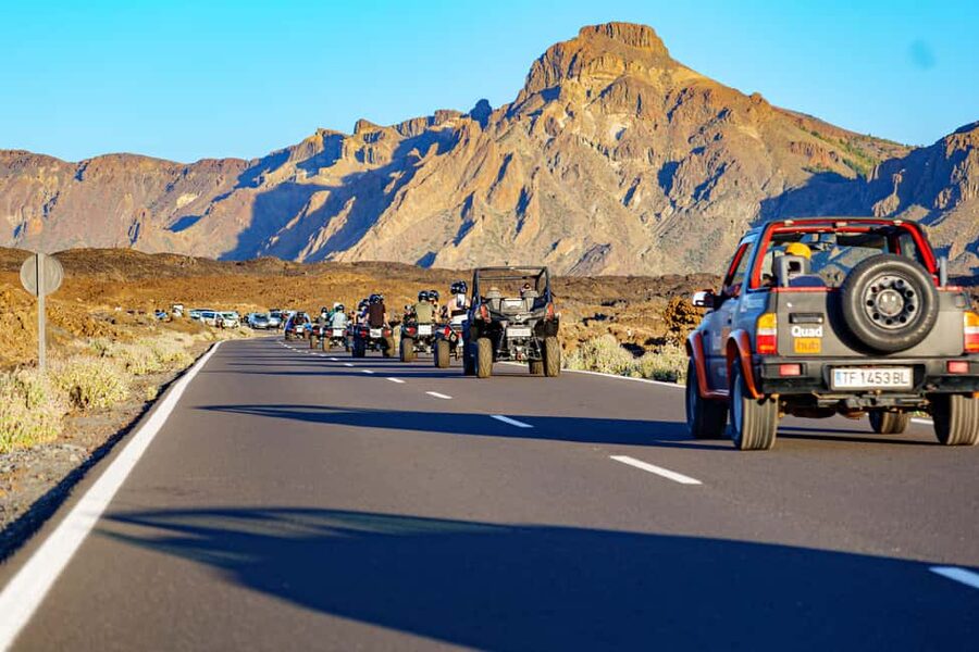 Tenerife: Teide Mountain On-Road Guided Quad Tour with drink - The final approach toward Teide summit sunset