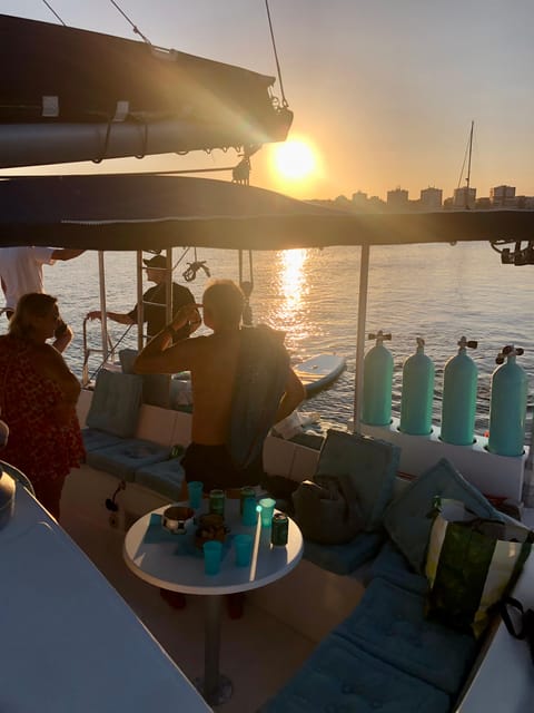Torrevieja: Costa Blanca Catamaran Cruise - SUP from the deck: an easy way to try something active
