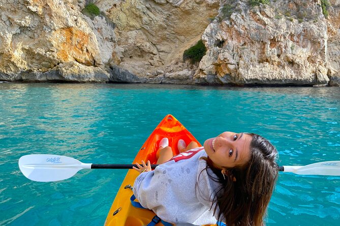 Uncharted Caves & Snorkelling Heaven: Cala Granadella Kayak Tour - Stop 3, Cala en Calo: the sea-cave feeling and the Blue Lagoon snorkel payoff